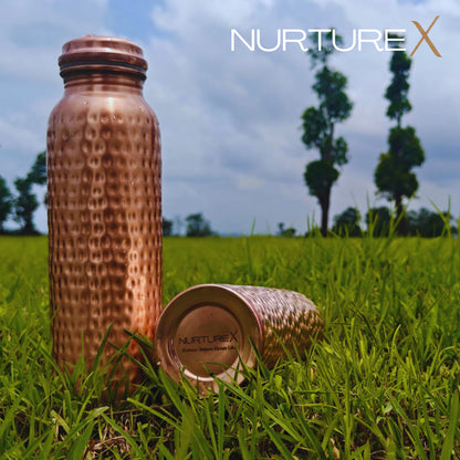 NurtureX Pure Copper Water Bottle