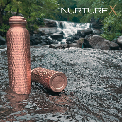 NurtureX Pure Copper Water Bottle